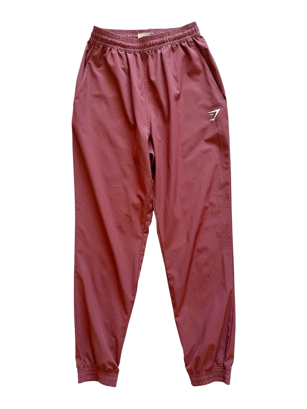 Gymshark Women's Training Woven Joggers B1A1D Cherry Brown Activewear Size XS
